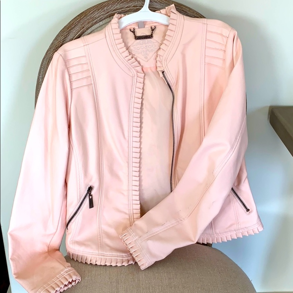 Pink Vegan jacket by jou jou
